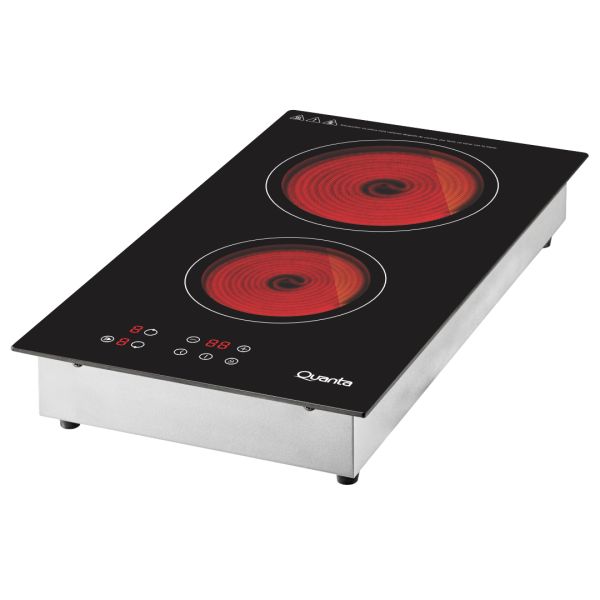 PLACA QUANTA E.INFRARROJA QTCEI300 3000W/220V/2H/9NIV NEGRO/GRIS