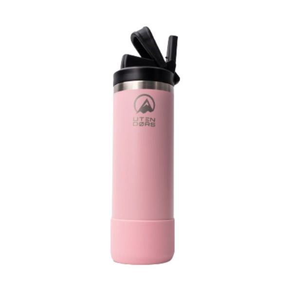 TERMO UTENDORS 600ML ROSADO DA-707V-PSP + BOTA DE SILICONA