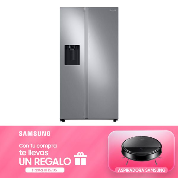 HELADERA SAMSUNG SPACEMAX 716L SIDE BY SIDE F/S RS27T5200S9/EY INOX
