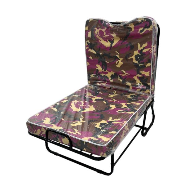 CAMA PLEGABLE CONFORTARTE NEGRO 080X190 ESTAMPADO #CNFRT750217