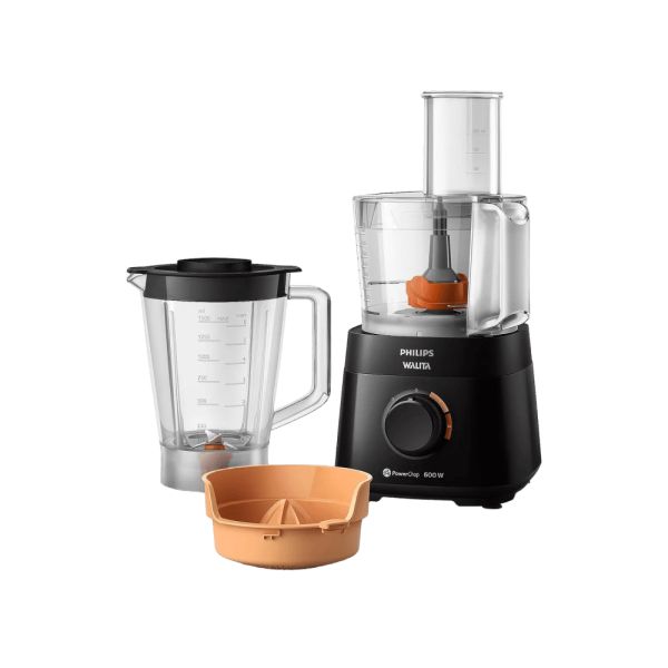 MULTIPROCESADOR PHILIPS WALITA RI7300/92 600W 2V 3 ACCESORIOS NEGRO