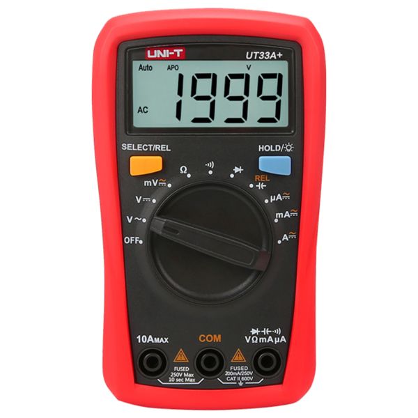 TESTER DIGITAL CON LUZ UT33A+ UNI-T