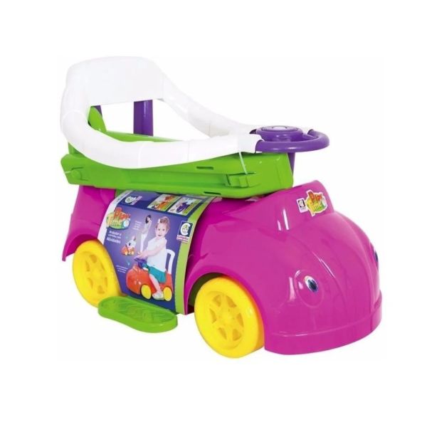 BUGGY PASO A PASO CON EMPUJADOR FUCSIA COTIPLAS 2048