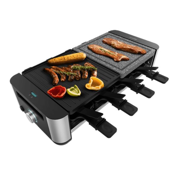 RACLETTE CECOTEC CHEESE&GRILL 16000 INOX ALLSTONE 