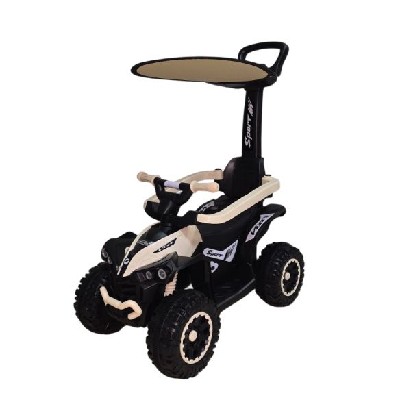 BUGGY MUSICAL CON EMPUJADOR MOM-EZY BEIGE 555-E-BG