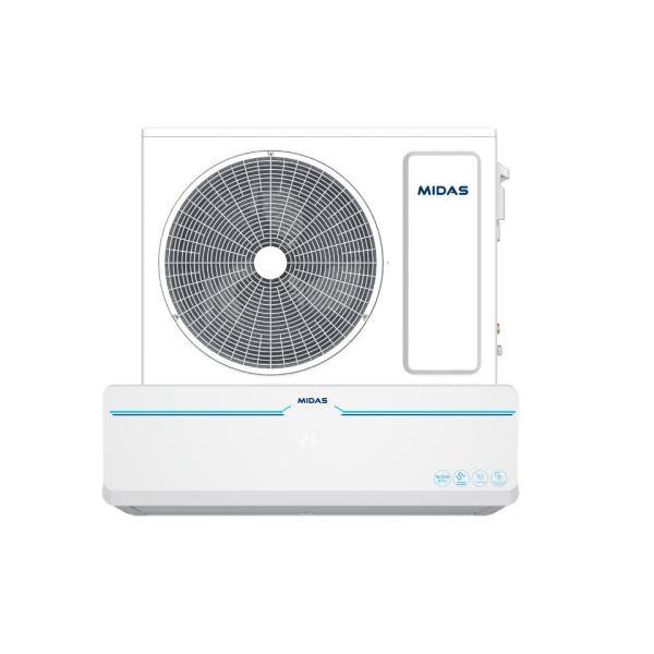 AIRE MIDAS 18.000 BTU F/C MD-AIR18 AA R410 GAS ECOLOGICO