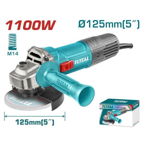 AMOLADORA 1100W 125MM TOTAL TG11012536 