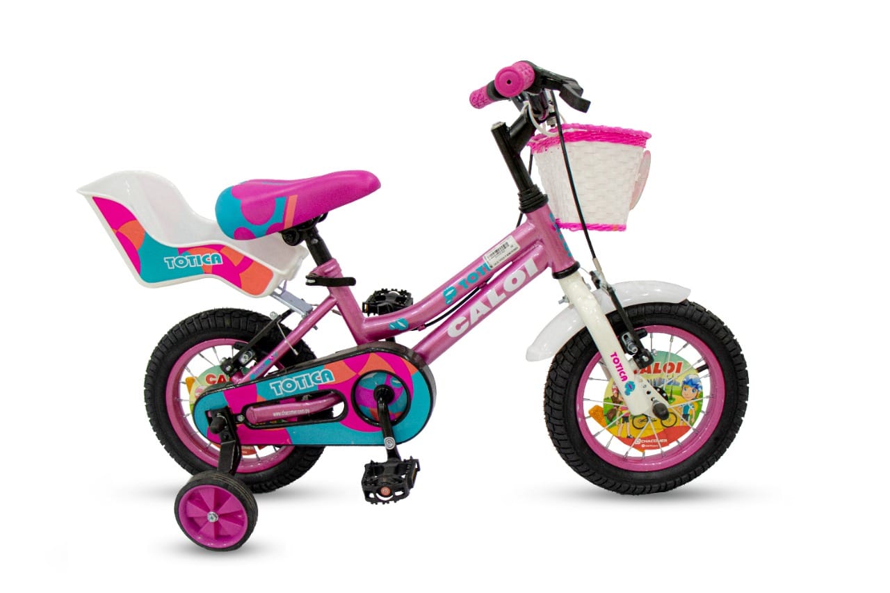 BICI CALOI ARO 12 NEW TOTICA NENA ROSADO