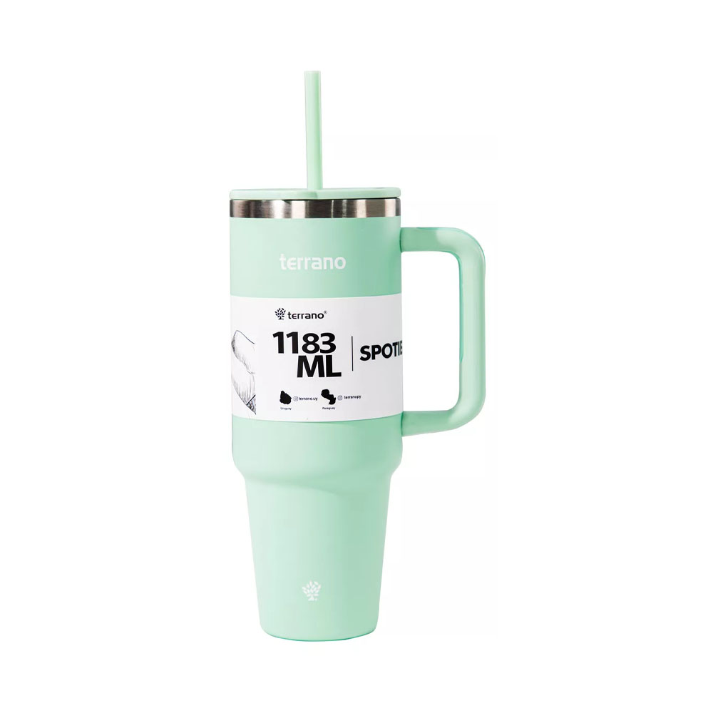 VASO TERMICO SPOTIE CUP TERRANO 1183ML VERDE AGUA