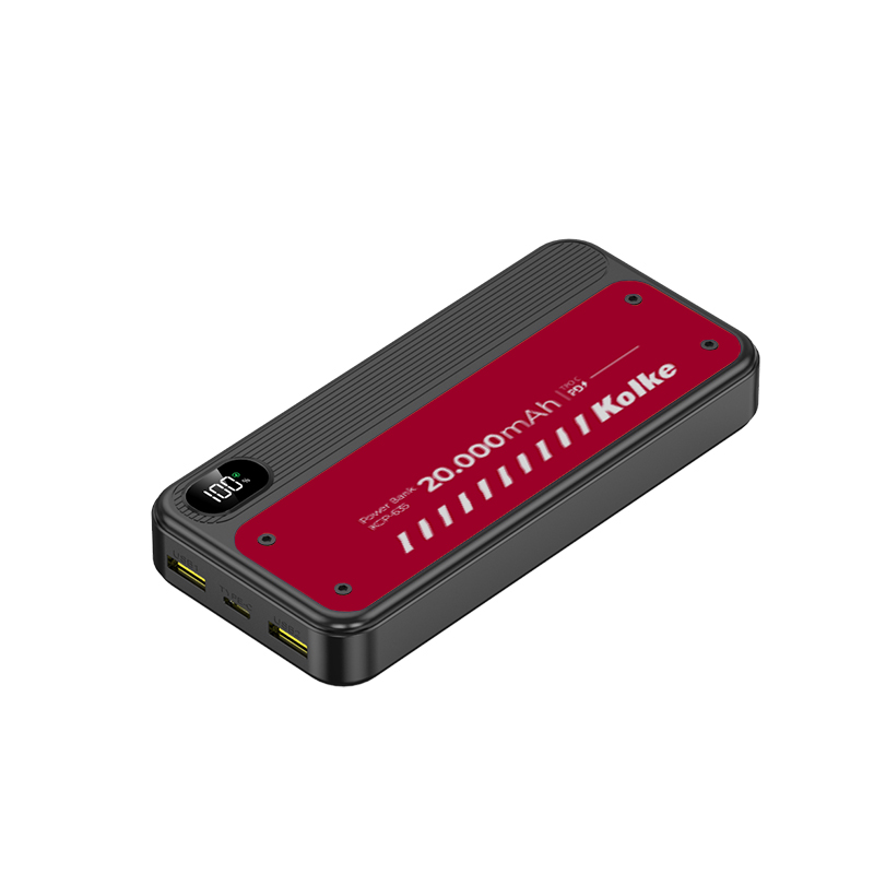 CARGADOR PORTATIL KOLKE 20.000MAH COLOR NEGRO KCP-635