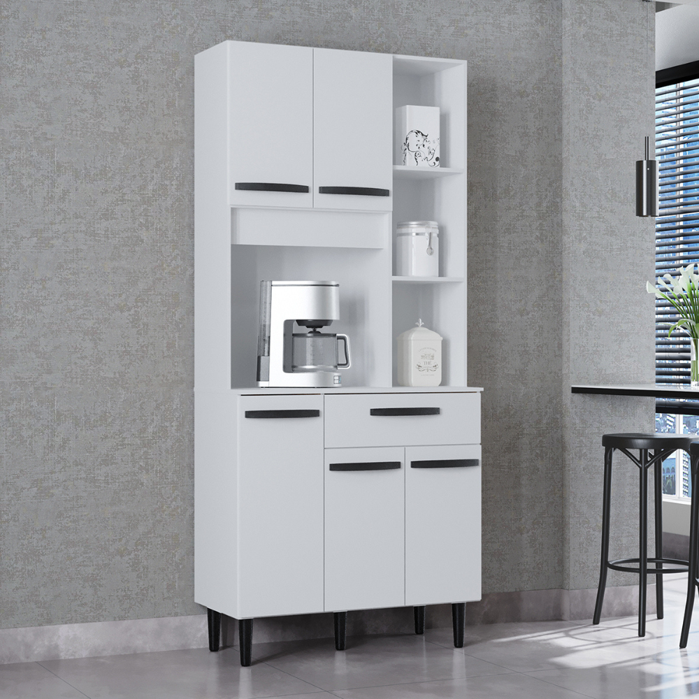 KIT DE COCINA MALU 5 PUERTAS MOVELMAX BLANCO