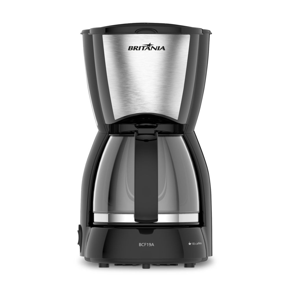 CAFETERA BRITANIA BCF19A INOX NEGRO -220V 12591