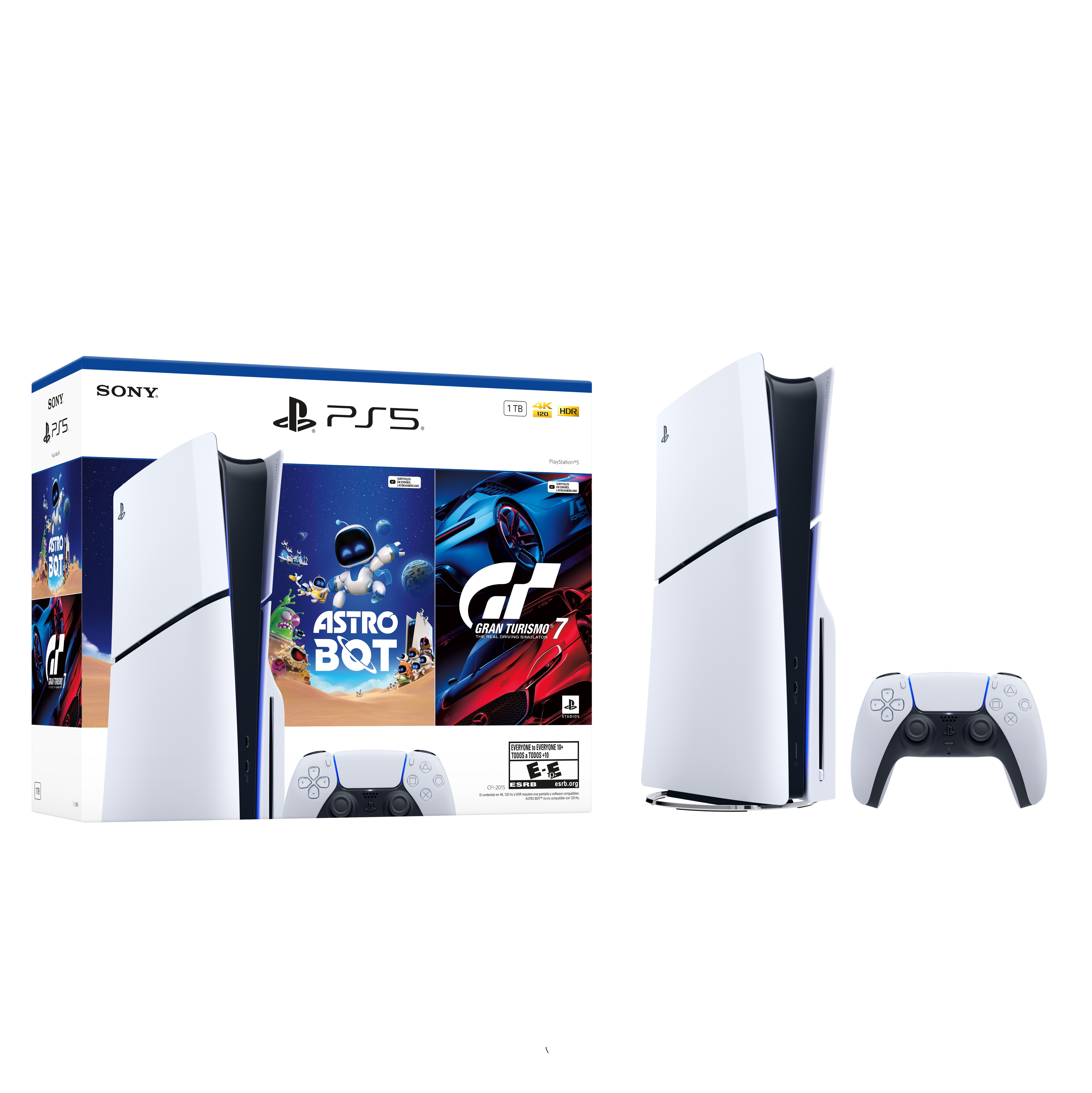 PLAYSTATION SONY PS5 CFI-2015A C/ DISCO SLIM 1TB GRAN TURISMO 7 + ASTROBOT