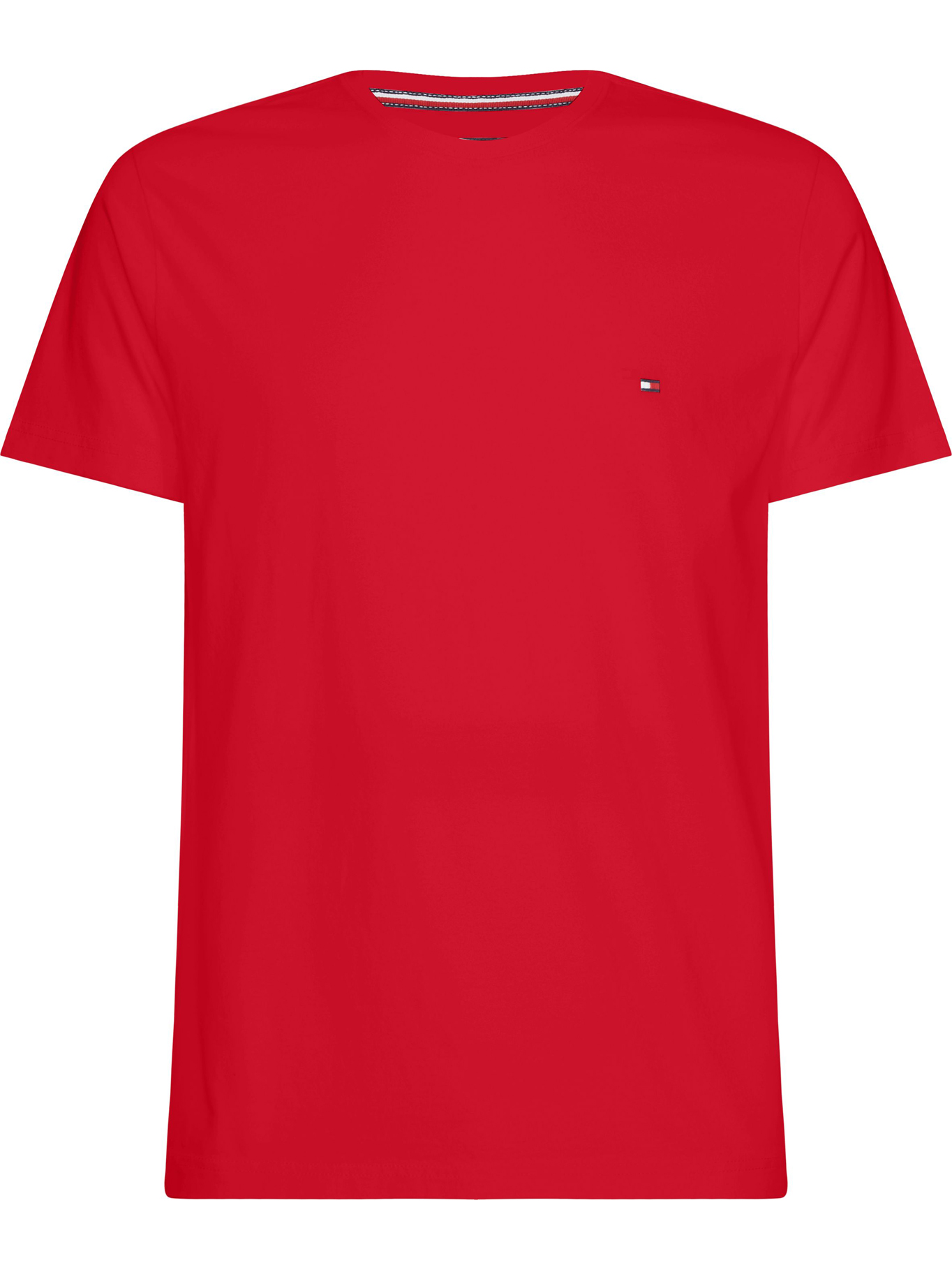 REMERA TOMMY HILFIGER CUELLO REDONDO LISA LISA PRIMARY RED TALLE XXL