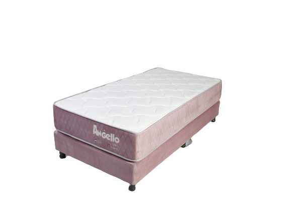 CAMA INMAPOL 100X190 ANGELLO STAR ROSADO
