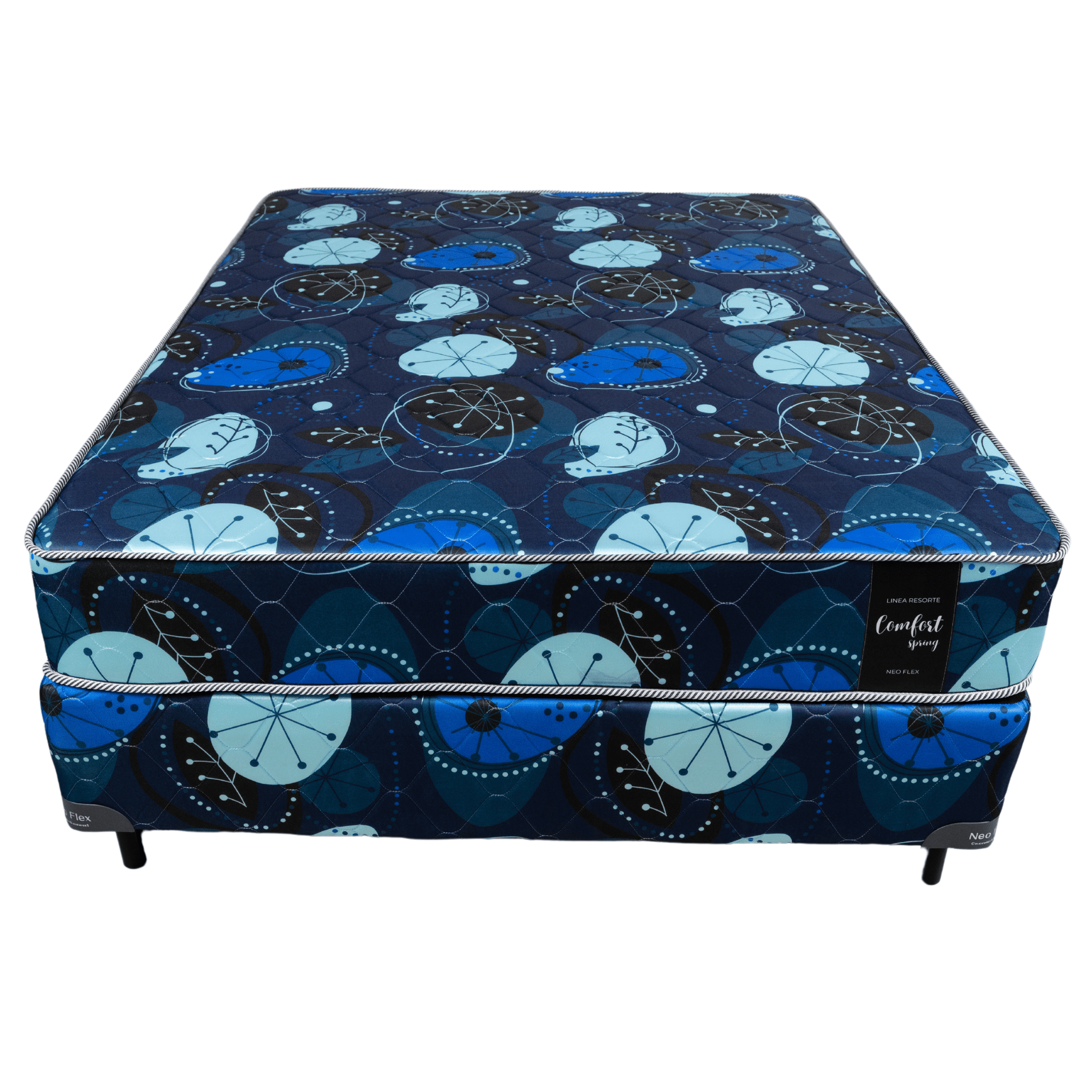 CAMA NEOFLEX COMFORT SPRING 140X190X25 AZUL