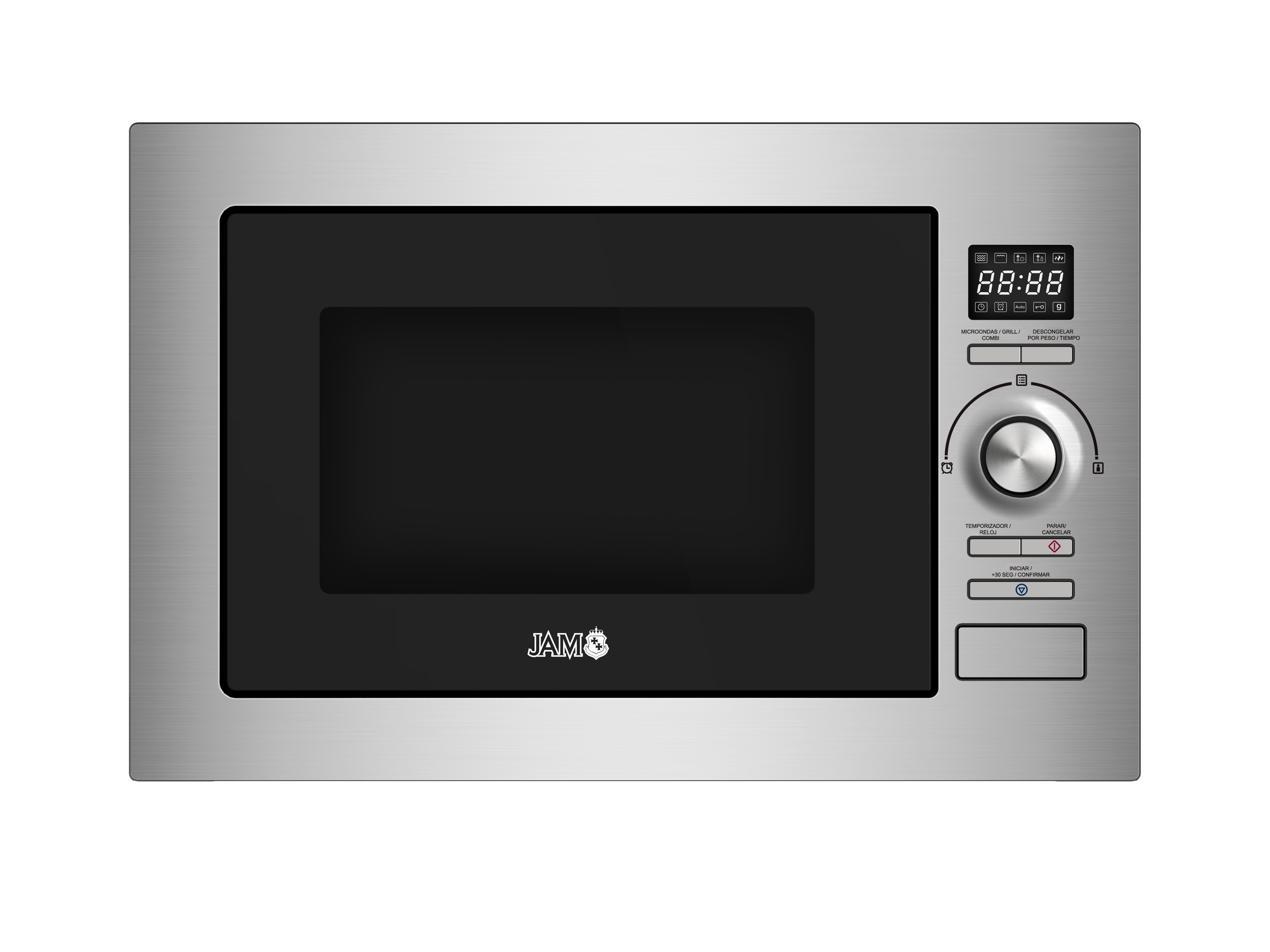 MICROONDAS JAM 25 LTS EMPOTRABLE INOX AG925BVW DIGITAL C/ GRILL