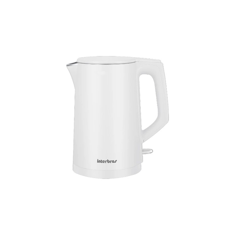 HERVIDORA ELECTRICA INTERBRAS INOX 1.8L BLANCO