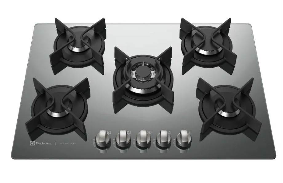 COCINA ANAFE ELECTROLUX A GAS HOME PRO 5 BOCAS GC75U