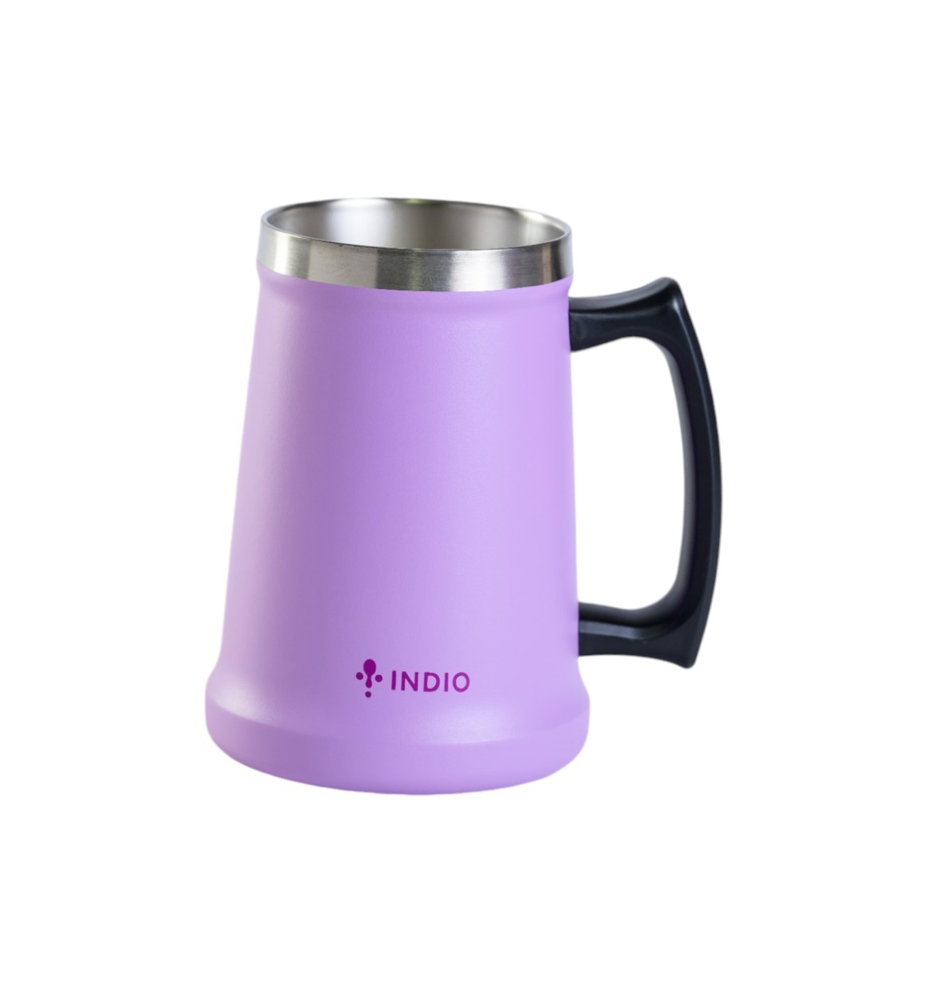 CHOPERA INDIO 500ML LAVANDA ACERO INOX DOBLE PARED