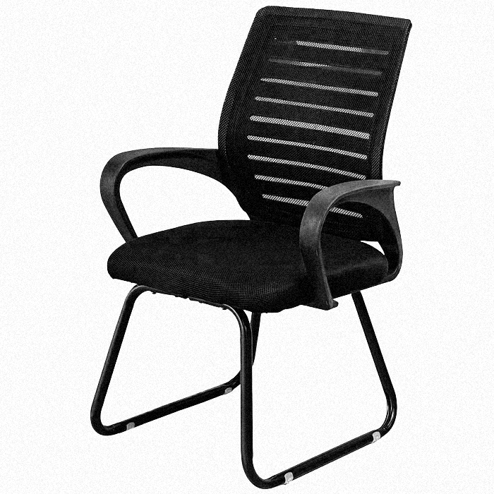 SILLA DE OFICINA LEVEL STRIPE 3324 LVS-025 NEGRO