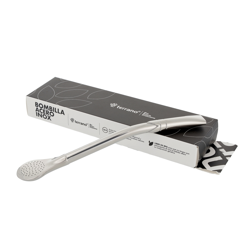 BOMBILLA TERRANO ACERO INOX PICO ANCHO