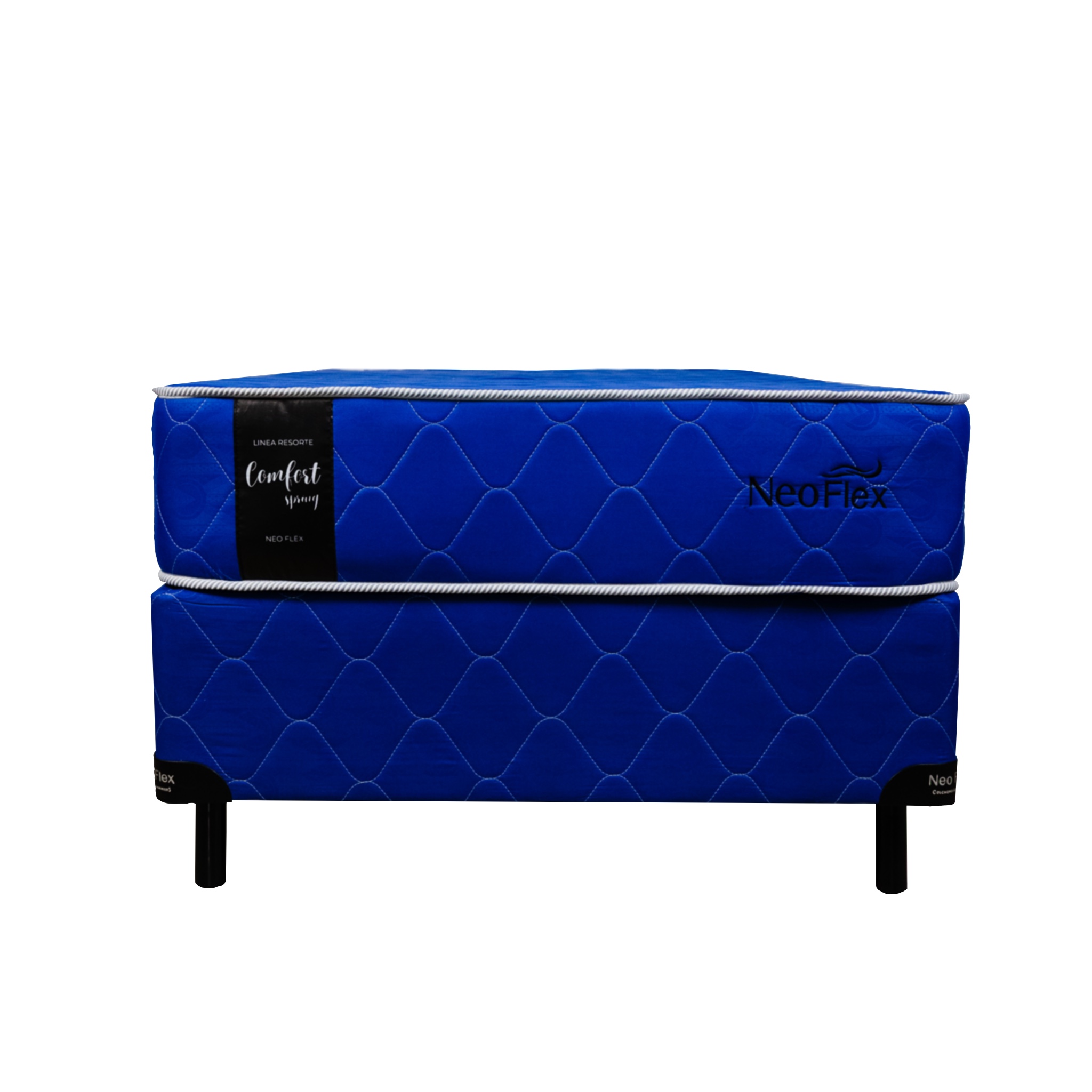 BASE C/ COLCHON NEOFLEX 100X190X25 INFANTIL BLUE