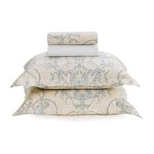 EDREDON KARSTEN CARMEL CASAL QUEEN BLANCO C/ESTAMPADO 220X240CM 7909156887998