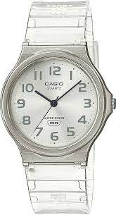 RELOJ CASIO UNISEX BLANCO TRANSLUCIDO MQ-24S-7BDF