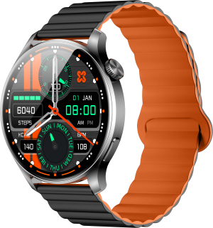 RELOJ SMARTWATCH XINJI NOTHING N3 NEGRO/NARANJA VERY-009-1