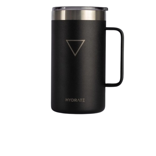 VASO C/MANIJA HYDRATE 710 ML NEGRO