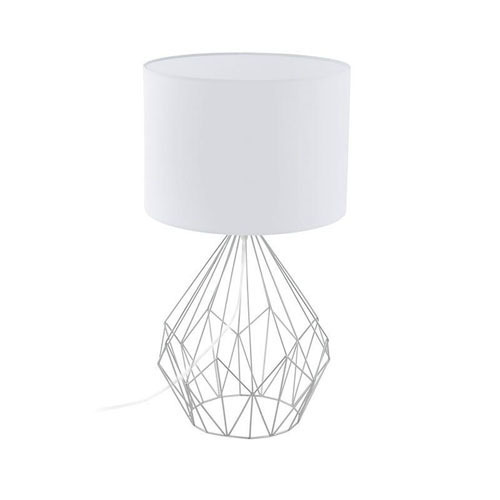 VELADOR MESA 1L E27 BLANCO Ø35CM PEDREGAL 1 - EGLO