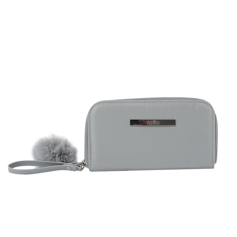 BILLETERA ADELAIDE GRIS TOTTO AC51ADE001-2320C-G17