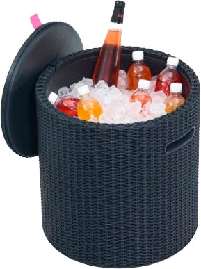 CONSERVADORA COOL STOOL SIMIL RATTAN GRIS 39LT. KE17200045DR