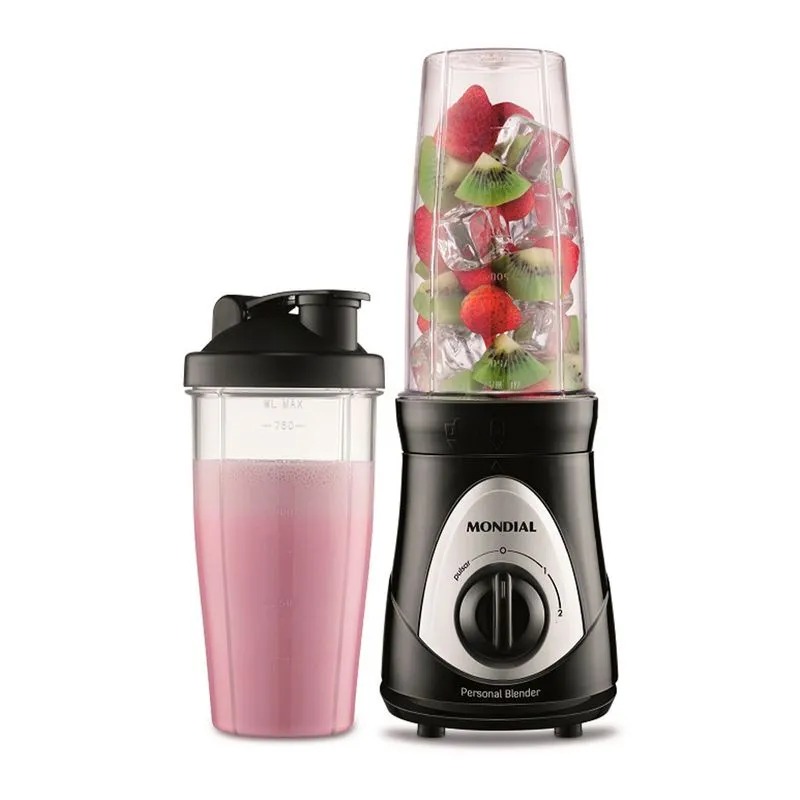 LICUADORA MONDIAL PRATIC SHAKE PERSONAL BLENDER 2V 300WATTS