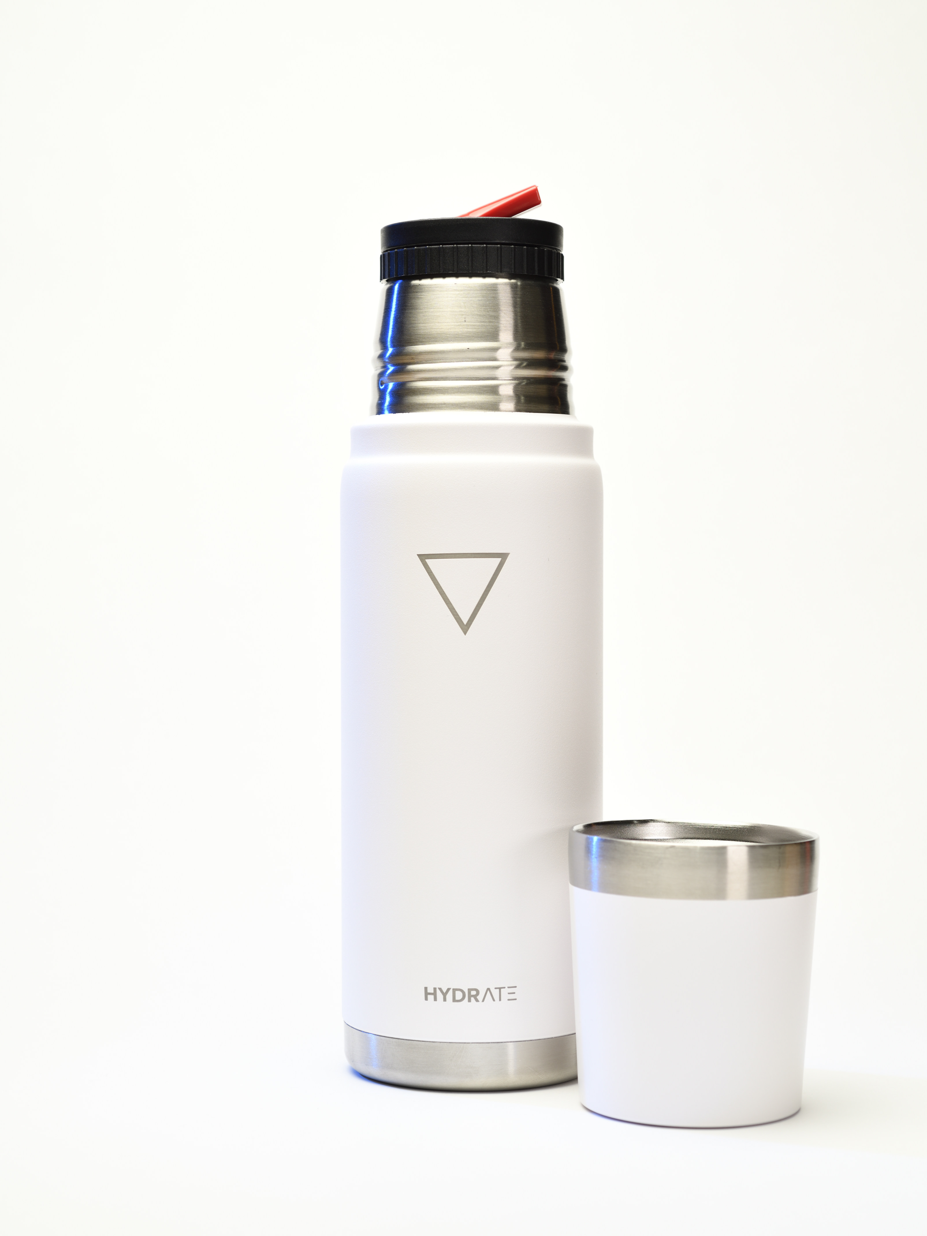 TERMO HYDRATE MATE 915 ML BLANCO CON PICO