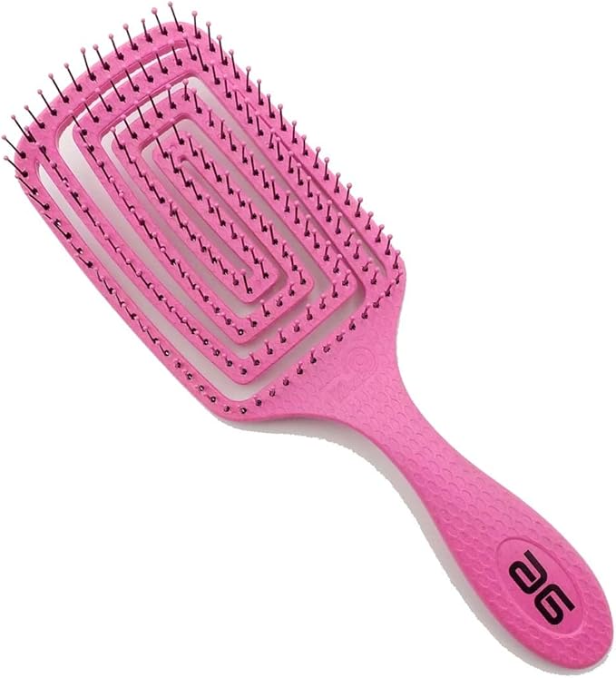 CEPILLO ASUER ECO BIODEGRADABLE PALETA CUADRADA GRANDE FUCSIA 918-1545