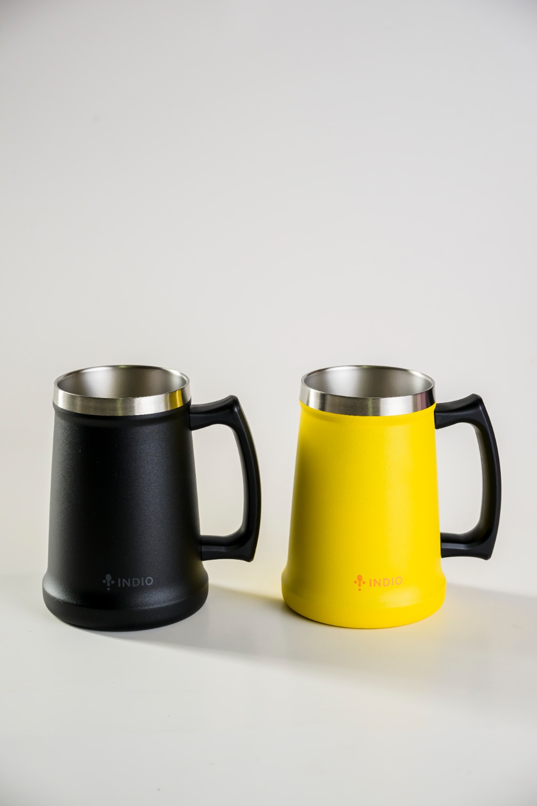 COMBO 2 CHOPERAS INDIO 500ML NEGRO / AMARILLO