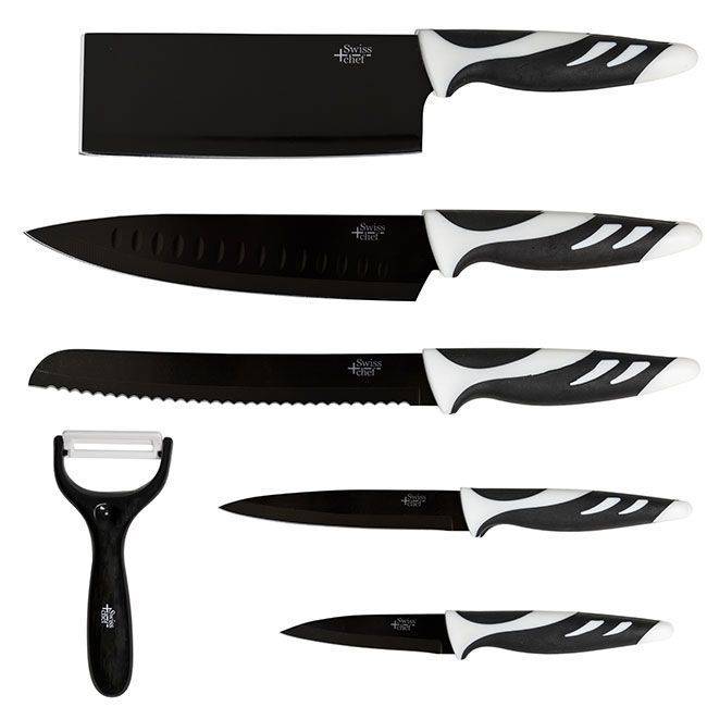 SET DE CUCHILLOS CECOTEC SWISS CHEF.S PROFESIONALES SUIZOS.