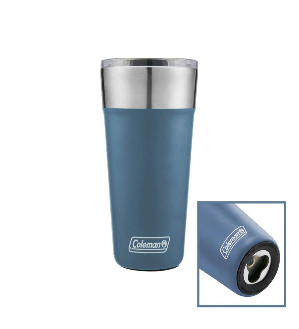 VASO CERVECERO COLEMAN INOX 600ML AZUL C002456