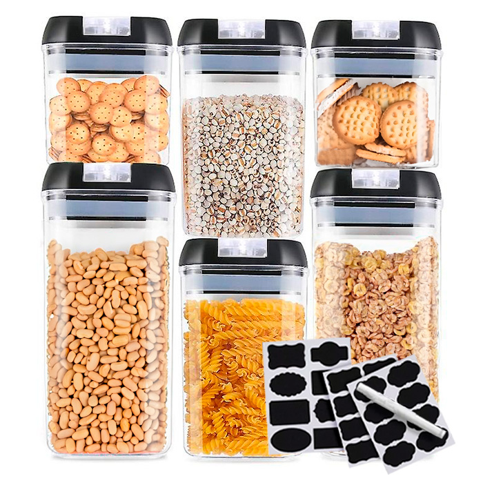 SET DE RECIPIENTES DE 6 PCS CROIX NEGRO 630551