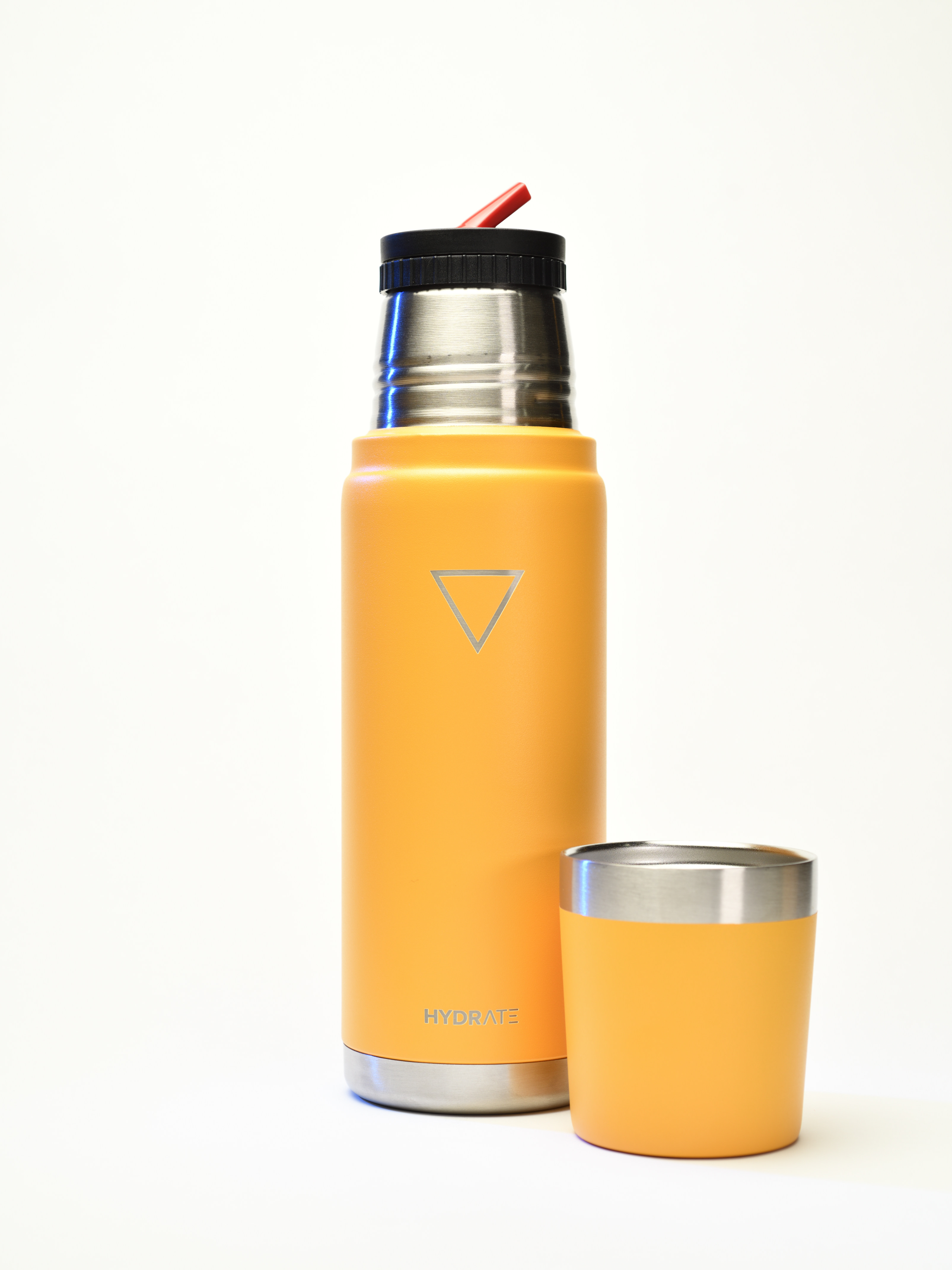 TERMO HYDRATE MATE 915 ML AMARILLO SOL CON PICO