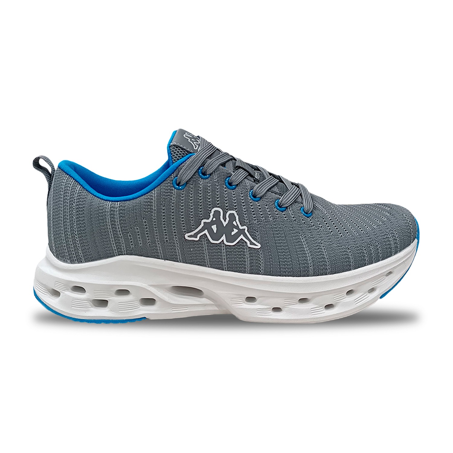 CALZADO KAPPA LOGO VELOCE WS24-VGM051.A02 CABALLEROS GRIS/AZUL CALCE PY 41